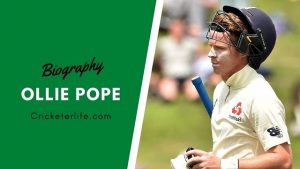 Ollie Pope biography