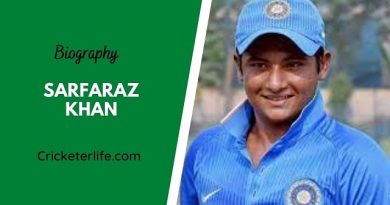 Sarfaraz Khan biography, age, height, wife, family, etc.