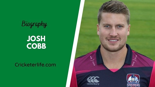 Josh Cobb biography, age, height, wife, family, etc.
